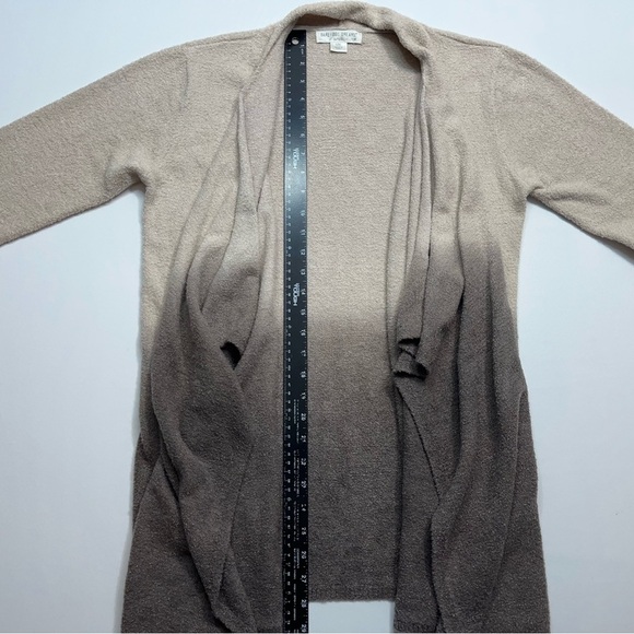 Barefoot Dreams Cardigan Womens Size L XL Bamboo Chic Lite Cocoa Ombre 436 - Picture 6 of 14